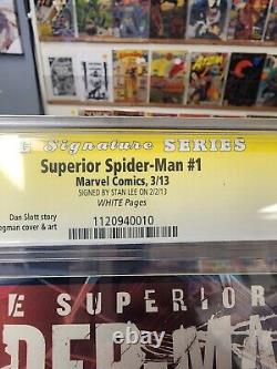 Superior Spider-Man #1. Cgc Signature Series 9.8. Stan Lee Signature