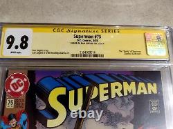 Superman 75 CGC SS 9.8 Auto Signed Dan Jurgens 1st Print Doomsday Death Direct