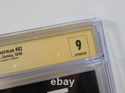 Superman 82 JSA Signature Series CGC 8.5 Signed Breeding Jurgens DC Comics 10/93
