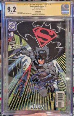 Superman/batman #1, 2nd Print, Cgc Signature Series 9.2, Dexter Vines Sig