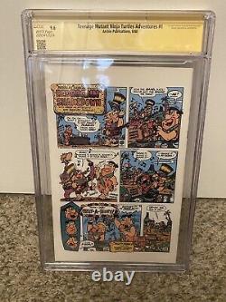 TEENAGE MUTANT NINJA TURTLES ADVENTURES #1 CGC 9.6 WHITE Signature Series