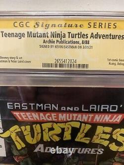 TEENAGE MUTANT NINJA TURTLES ADVENTURES #1 CGC 9.6 WHITE Signature Series