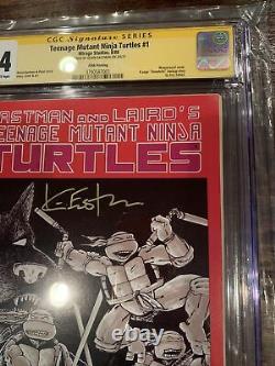 TMNT 1 5th Print CGC 9.4 Signature Series Kevin Eastman RARE