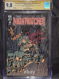 TMNT Nightwatcher #4 CGC 9.8 Signature Series Kevin Eastman + 3 Signed IDW COA