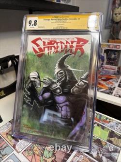 TMNT Shredder #1 CGC 9.8 Signature Series? John Bridgman? Variant Cover D