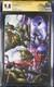 Tmnt Splintered Fate #1 Clayton Crain Variant Cgc 9.8 Ss Signed Comic Book Idw