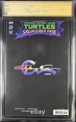TMNT Splintered Fate #1 Clayton Crain Variant CGC 9.8 SS Signed Comic Book IDW TMNT Splintered Fate #1 Clayton Crain Variant CGC 9.8 SS Signed Comic Book IDW