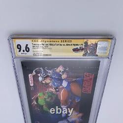 TMNT Vs Street Fighter #4 Convention Edition CGC 9.6 Signature Series Rose Besch