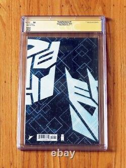 TRANSFORMERS #1 JOHNSON VARIANT A CGC SS 9.8 Signature Series signed sketch 2023