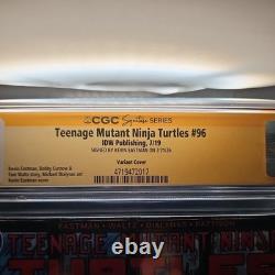 Teenage Mutant Ninja Turtles 96 CGC SS 9.8 Signed by Eastman Variant Cover 7/19