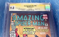 The Amazing Spider-man #700 Ditko Variant Signature Series Cgc 9.8 Stan Lee