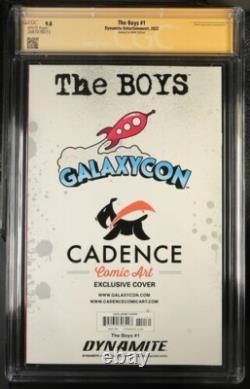 The Boys #1 Dynamite Entertainment CGC SS 9.8 Signed Antony Starr