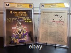 The Comics Journal #84 CGC 9.2 and Page 36 Signature Series by Todd McFarlane