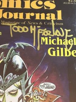 The Comics Journal #84 CGC 9.2 and Page 36 Signature Series by Todd McFarlane