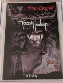 The Crow#1 cgc 9.8(Todd McFarlane Var. Signature Series/TODD MCFARLANE)