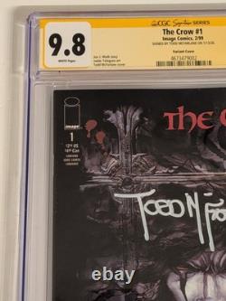 The Crow#1 cgc 9.8(Todd McFarlane Var. Signature Series/TODD MCFARLANE)