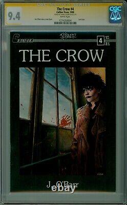 The Crow #4 CGC 9.4 SS signed James O'Barr signature series Caliber 1274350004