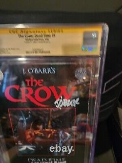 The Crow Dead Time #1. Cgc Signature Series 9.6. James O'Barr. Brandon's Blood