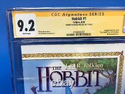 The Hobbit #1 Eclipse CGC SS 9.2- Signed by David Wenzel