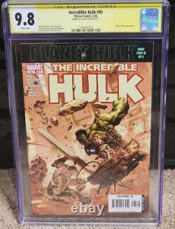 The Incredible Hulk #95 (2006) CGC 9.8 Signature Series Signed By Greg Pak HTF