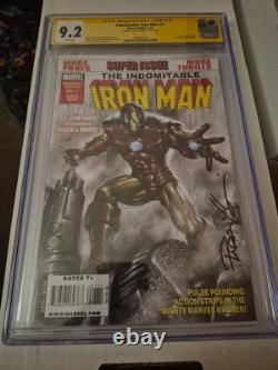The Indomitable Iron Man #1 CGC 9.2 Signature Series Signed By Lucio Parrillo