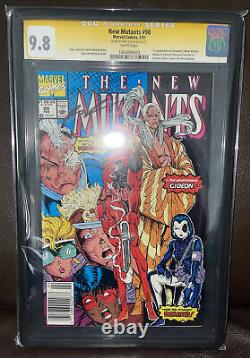 The New Mutants 98 CGC 9.8 Liefeld Signature Series Newsstand Version Deadpool