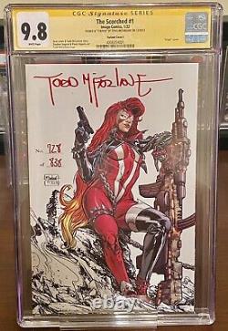 The Scorched #1 CGC Signature Series 9.8 Todd McFarlane 1250 Signed #728/838
