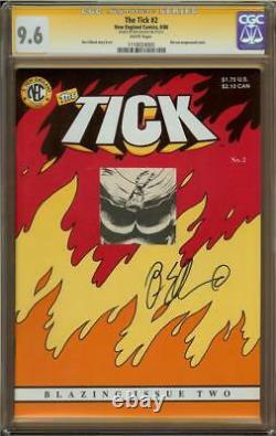 The Tick #2 CGC 9.6 Signature Series Signed BEN EDLUND
