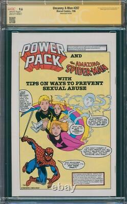 The Uncanny X-men #207 Marvel Comics 1986 Signature Series Cgc 9.6 Wp