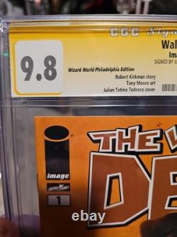 The Walking Dead #1 Philadelphia Comic Con Excl SIGNATURE SERIES CGC 9.8 Tedesco The Walking Dead #1 Philadelphia Comic Con Excl SIGNATURE SERIES CGC 9.8 Tedesco
