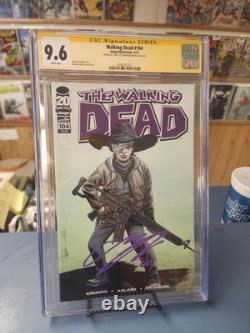 The Walking Dead #104. Cgc Signature Series 9.6. Signed By Chandler Riggs- Carl