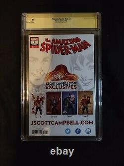 The amazing spiderman cgc signature series j Scott Campbell edition B