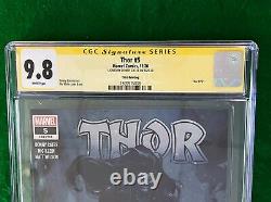Thor #5 CGC 9.8 Signed Donny Cates Marvel Comics Signature Series 3rd Printing