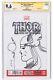 Thor God Of Thunder #1 Sketch Edition By Walt Simonson Cgc Signature Series 9.6
