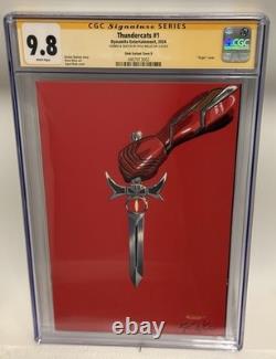 Thundercats #1 CGC 9.8 SS REMARK Shah Variant Cover B Signed