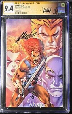 Thundercats #1 Cgc 9.4 Signature Series Rob Liefeld Virgin Variant