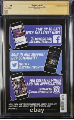 Thundercats #1 Variant Cover Z CGC SS 9.8 Double Signed Moss, Shalvey