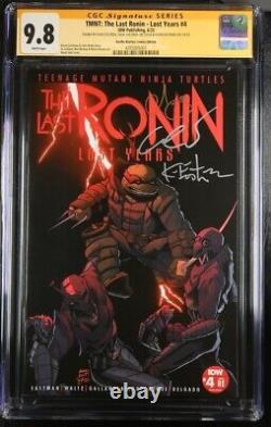 Tmnt The Last Ronin-lost Years #4 Cgc 9.8 Ss Triple Signed