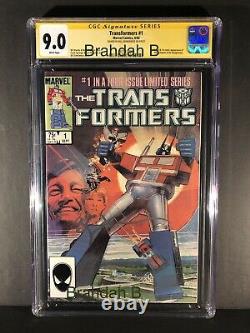Transformers #1 1984 Bill Sienkiewicz CGC 9.0 Signature Series FREE SHIPPING