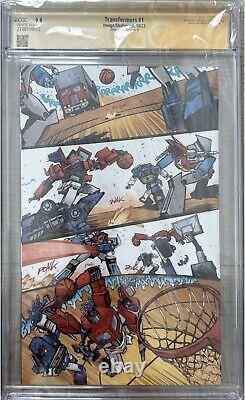 Transformers #1 Ballin Signed & Remarqued Cover CGC Signature Series 9.8