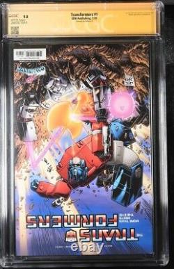 Transformers #1 Galaxycon Edition A IDW CGC SS 9.8 Signed Peter Cullen