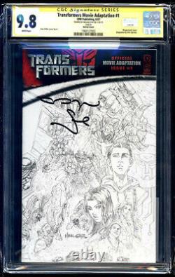 Transformers Movie Adaptation #1 Sketch SS CGC 9.8 Megan Fox Signature Series