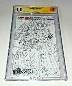 Transformers VS G. I. Joe #1 CGC 9.8 Signature Series John Barber IDW Comic Book