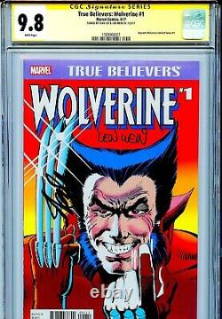 True Believers Wolverine 1 CGC 9.8 SS X2 Stan Lee Len Wein Miller Claremont WP