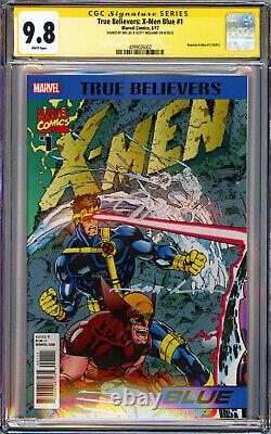 True Believers X-Men #1 Blue CGC 9.8 Jim Lee Scott Williams Signature Series