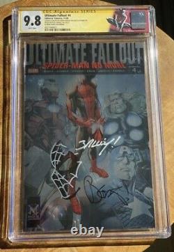 Ultimate Fallout 4 Foil Variant Cgc 9.8 Ss Sketch Mark Bagley Sig Bendis