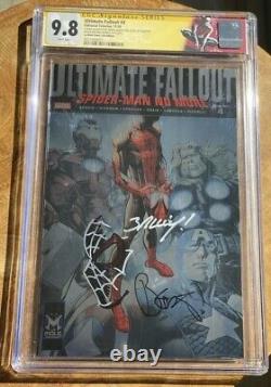 Ultimate Fallout 4 Foil Variant Cgc 9.8 Ss Sketch Mark Bagley Sig Bendis