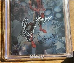 Ultimate Fallout 4 Foil Variant Cgc 9.8 Ss Sketch Mark Bagley Sig Bendis