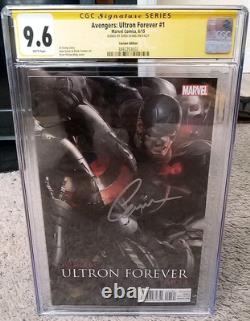 Uncanny Avengers Ultron Forever #1 CGC 9.6 Signature Series Chris Evans