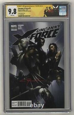 Uncanny X-Force #1 CGC 9.8 Signature Series 2010 Clayton Crain Variant